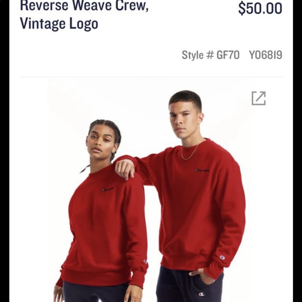 Crewneck sweatshirt